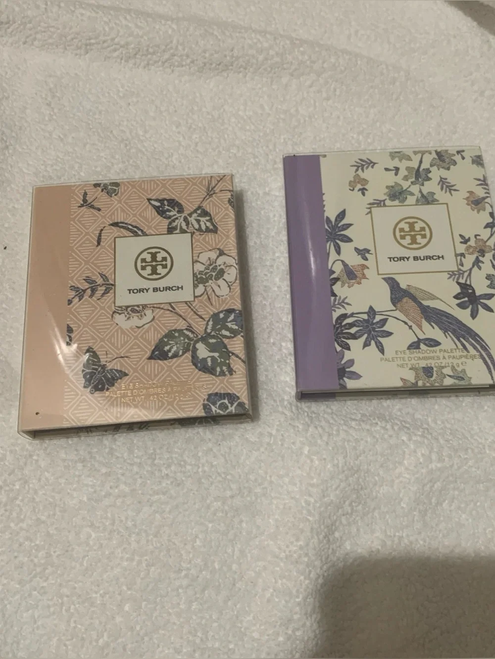 Tory Burch Floral Decorative Palettes in Catch and Pas Du Tout Brand New